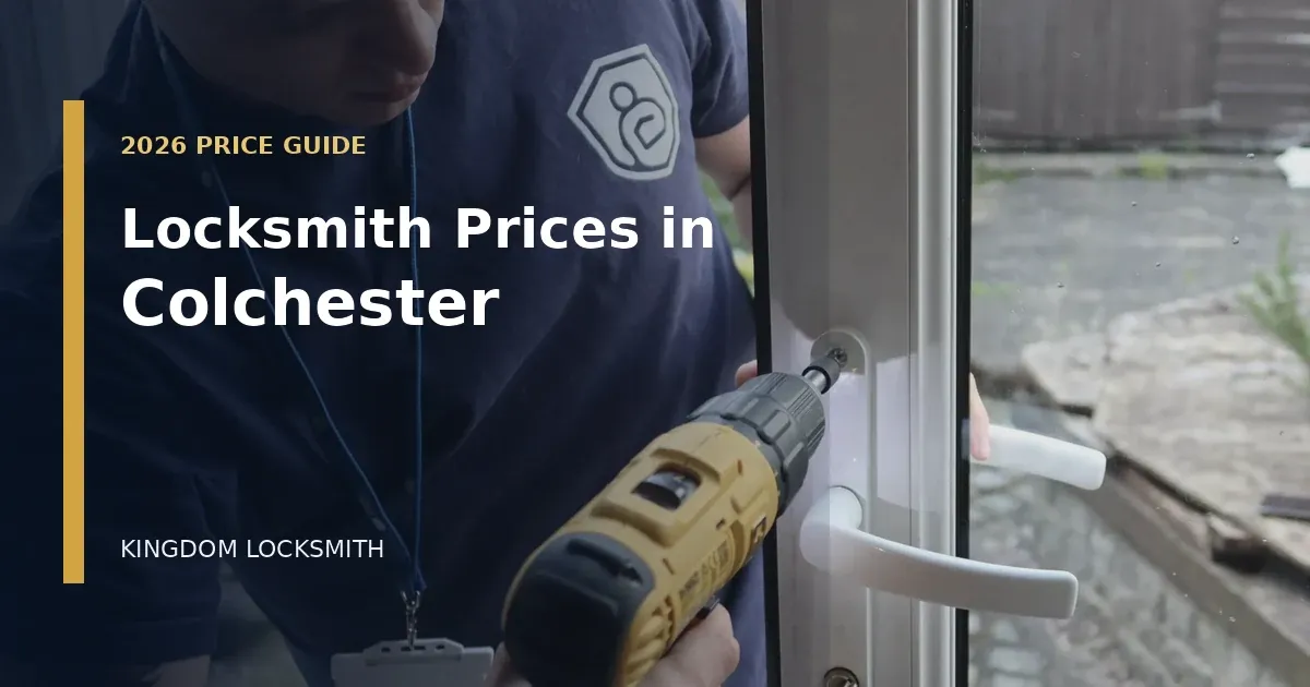 Locksmith Prices in Colchester (2026): Job Data